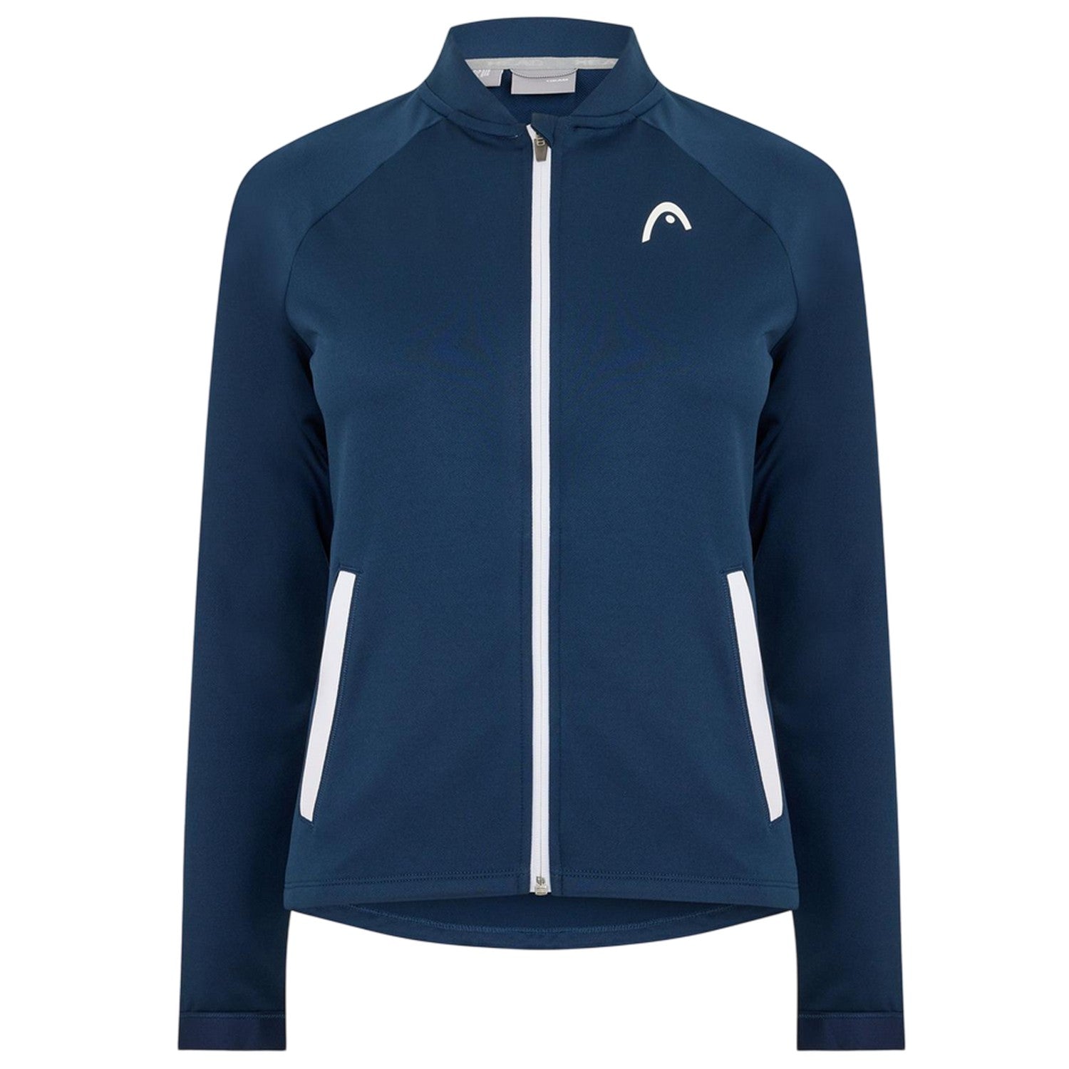 Blue - Front - Head Womens-Ladies Logo Full Zip Raglan Track Jacket