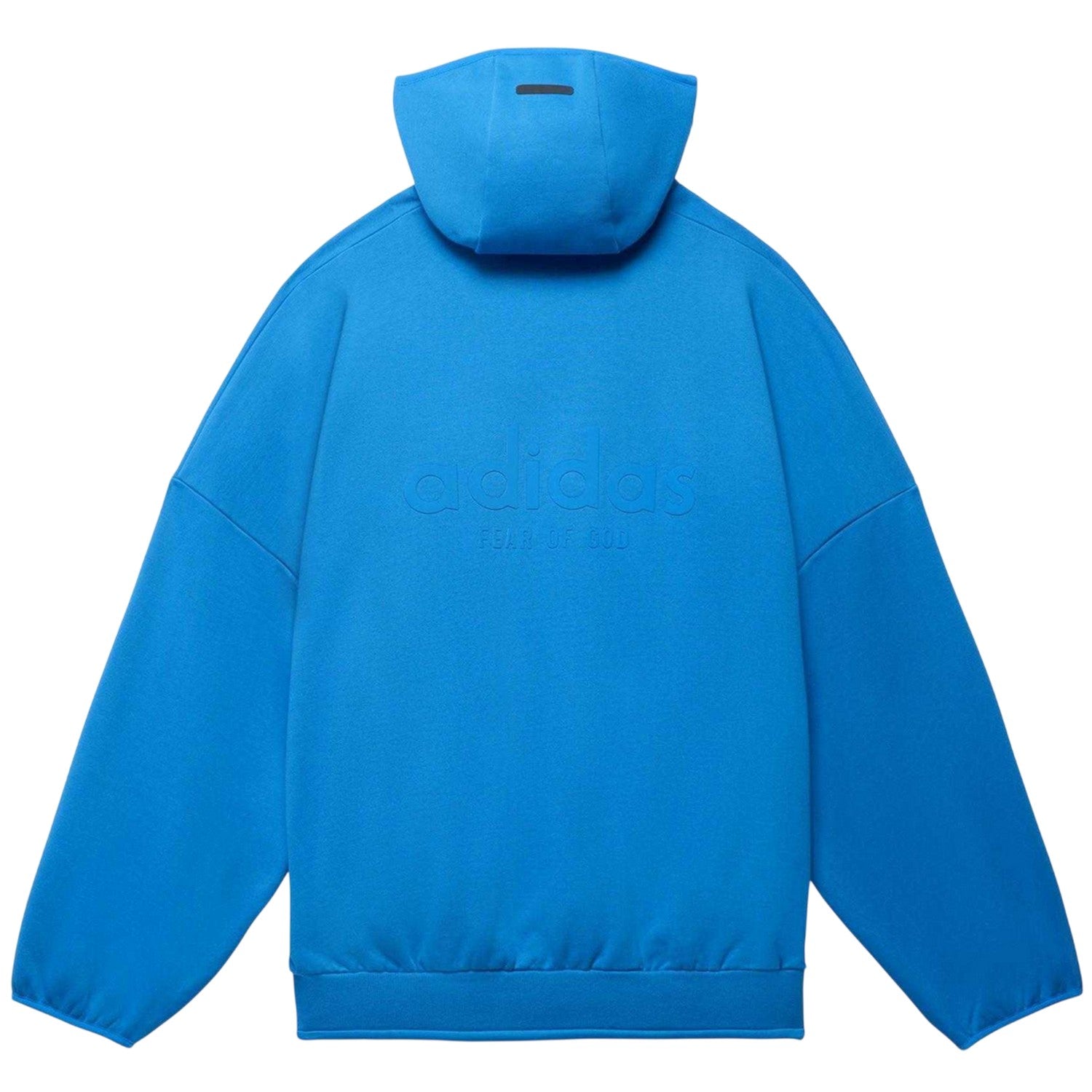 Blue - Back - Adidas Mens Fear Of God Oversized Hoodie
