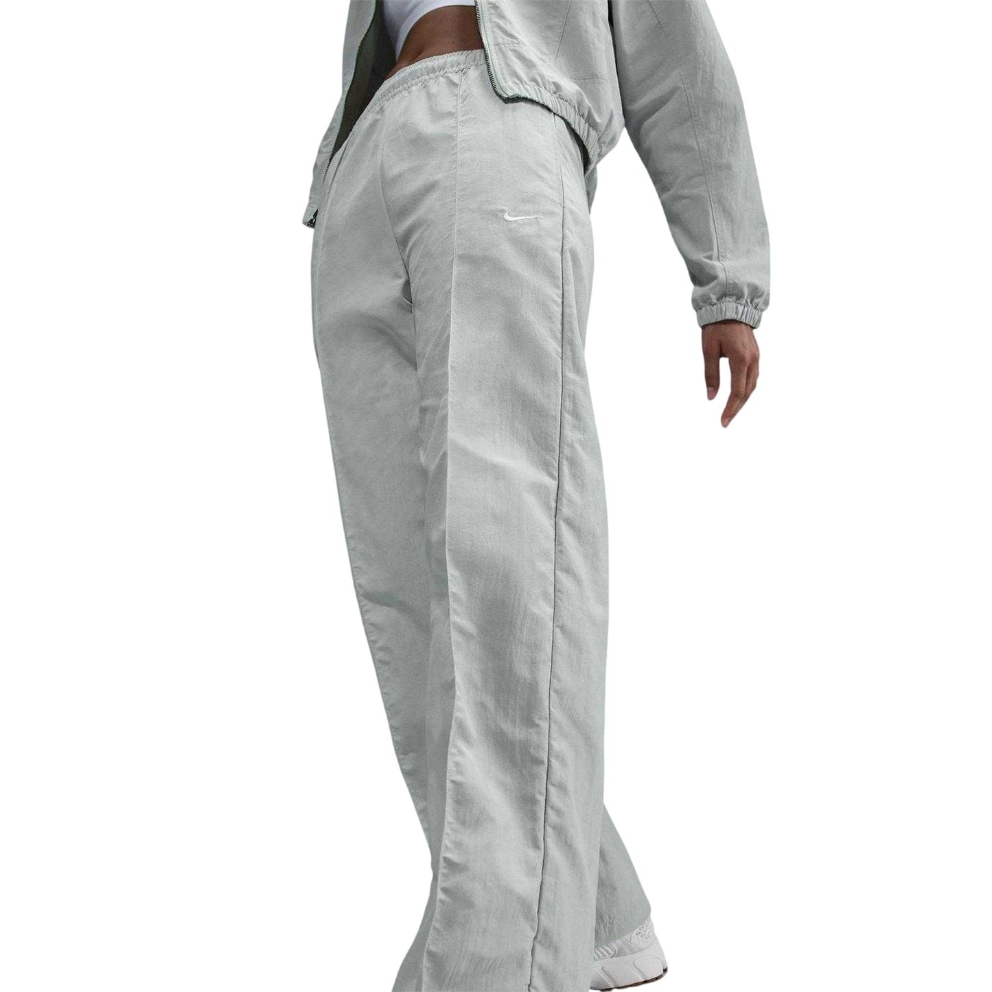 Light Silver-White - Lifestyle - Nike Womens-Ladies NSW Woven Jogging Bottoms