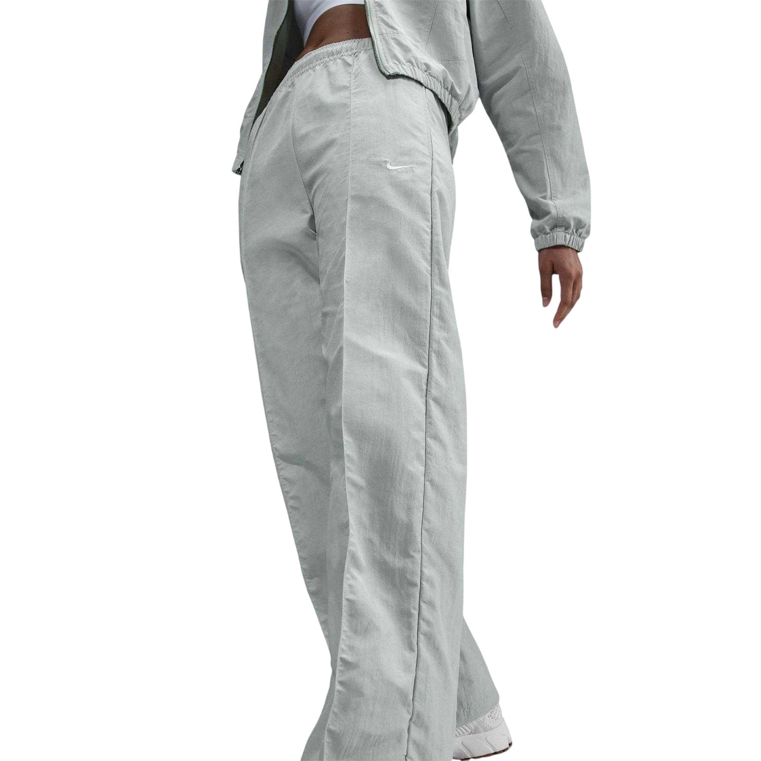 Light Silver-White - Lifestyle - Nike Womens-Ladies NSW Woven Jogging Bottoms