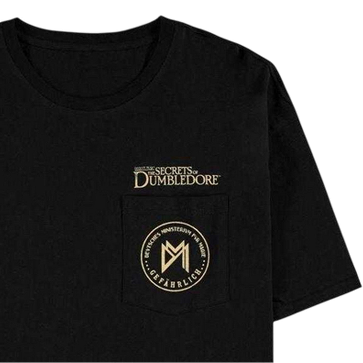 Black - Side - Fantastic Beasts: The Secrets of Dumbledore Mens T-Shirt
