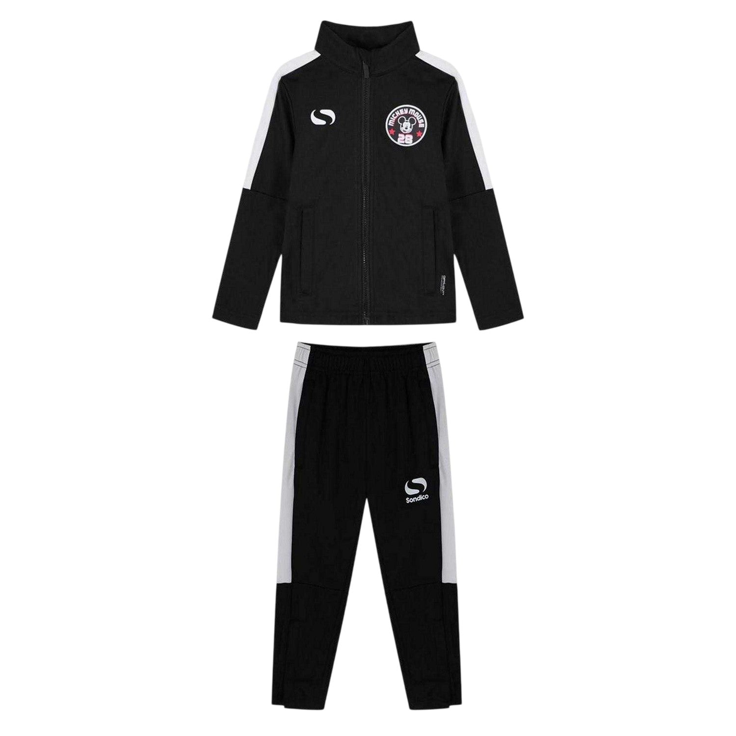 Grey - Front - Disney Childrens-Kids Mickey Mouse Tracksuit