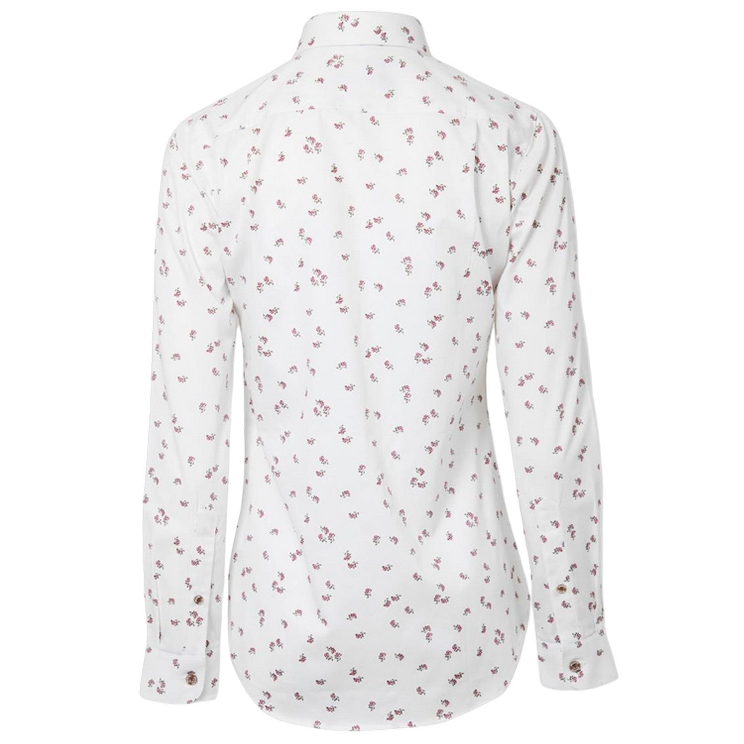 White - Back - Musto Womens-Ladies Country Birds Shirt
