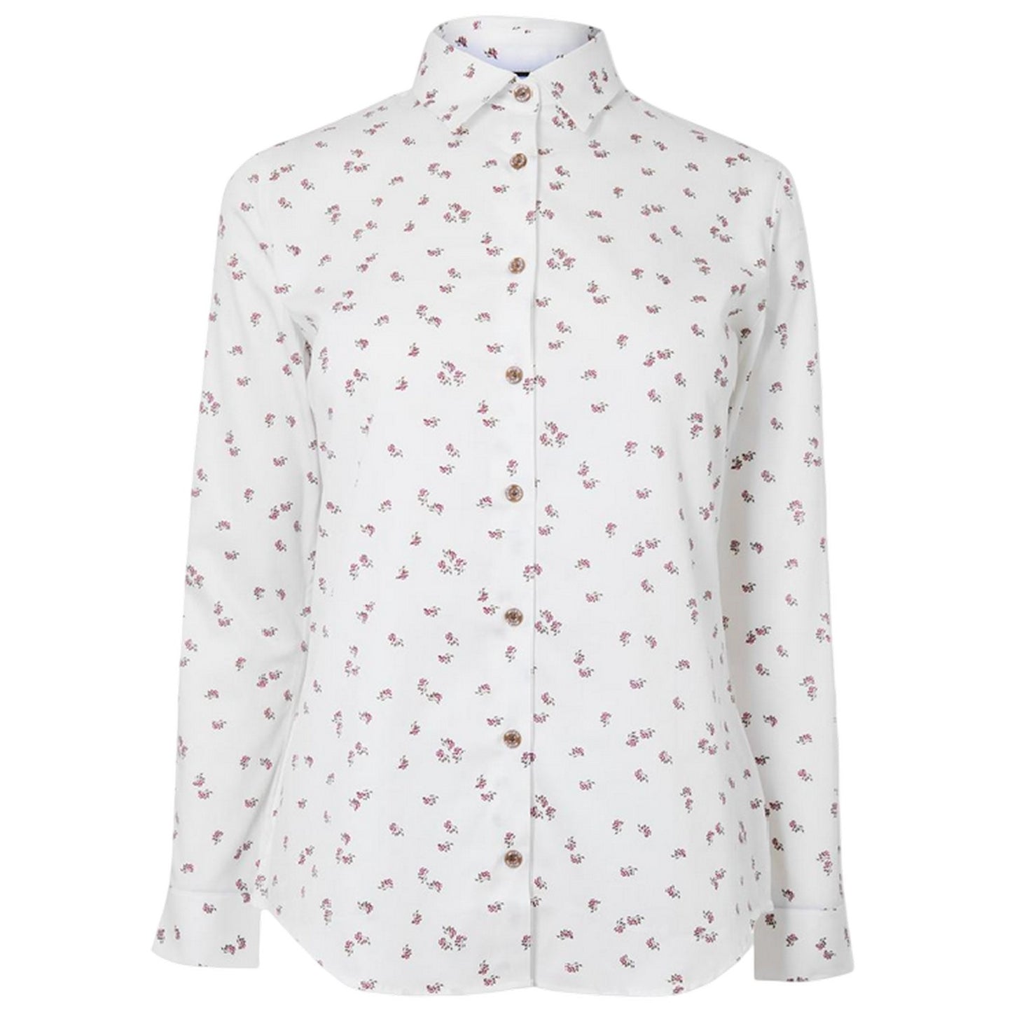 White - Front - Musto Womens-Ladies Country Birds Shirt