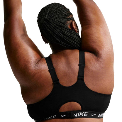 Black - Back - Nike Womens-Ladies Indy Dri-FIT Sports Bra
