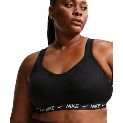 Black - Side - Nike Womens-Ladies Indy Dri-FIT Sports Bra