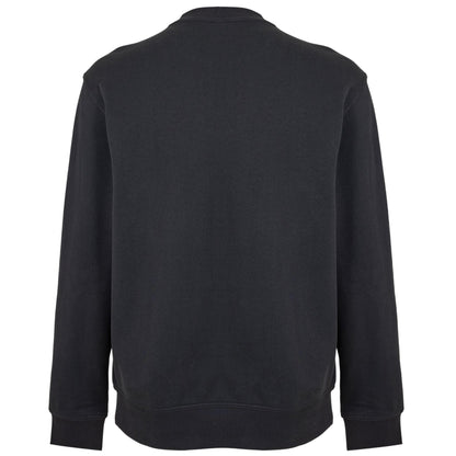 Black - Back - Boss Mens Wesmallcrew Logo Sweatshirt