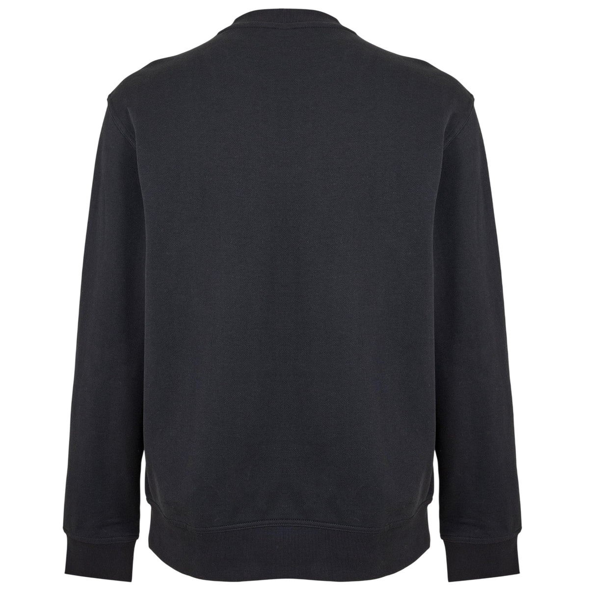 Black - Back - Boss Mens Wesmallcrew Logo Sweatshirt
