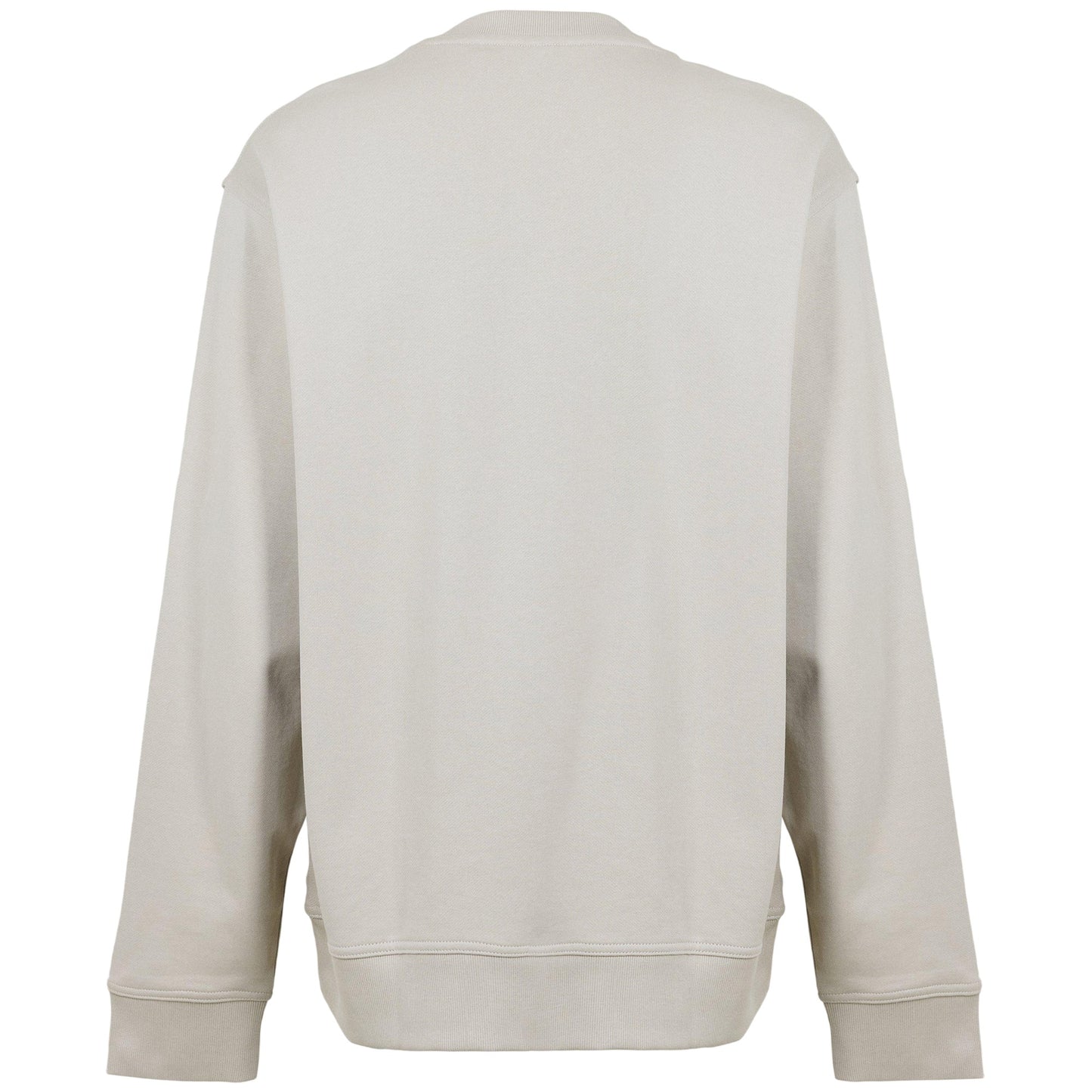 Light Beige - Back - Boss Mens Wesmallcrew Logo Sweatshirt