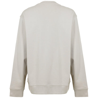 Light Beige - Back - Boss Mens Wesmallcrew Logo Sweatshirt