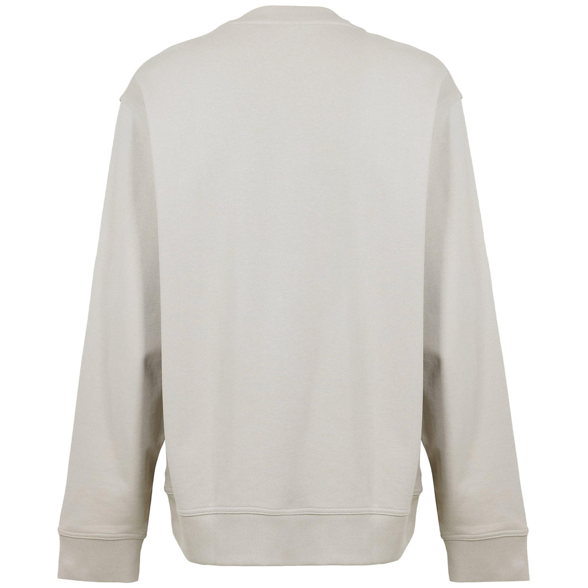 Light Beige - Back - Boss Mens Wesmallcrew Logo Sweatshirt