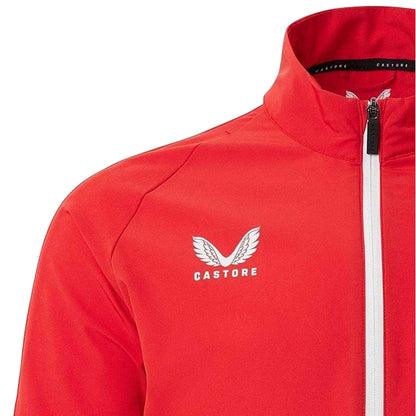 Red - Side - Castore Mens Rangers FC Long-Sleeved Track Jacket