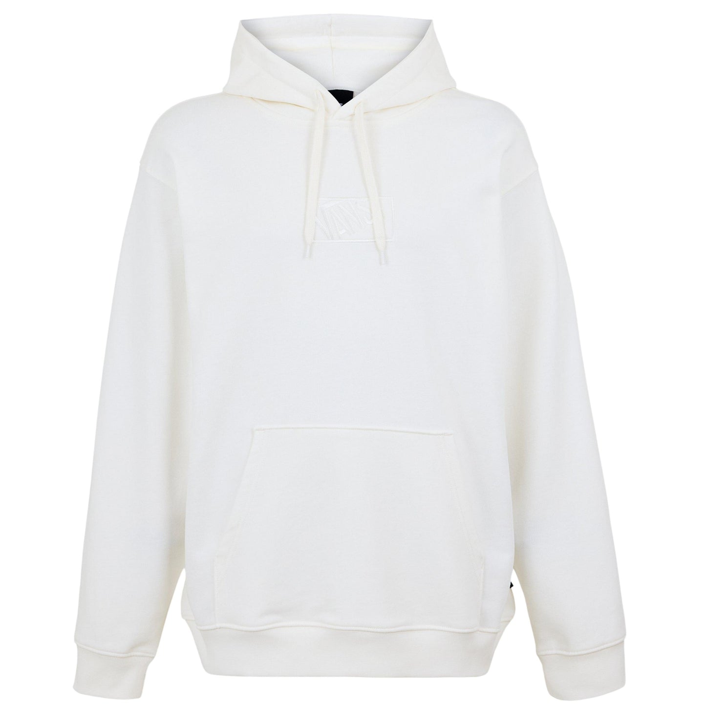 Marshmallow - Front - Vans Mens Embroidered Logo Hoodie