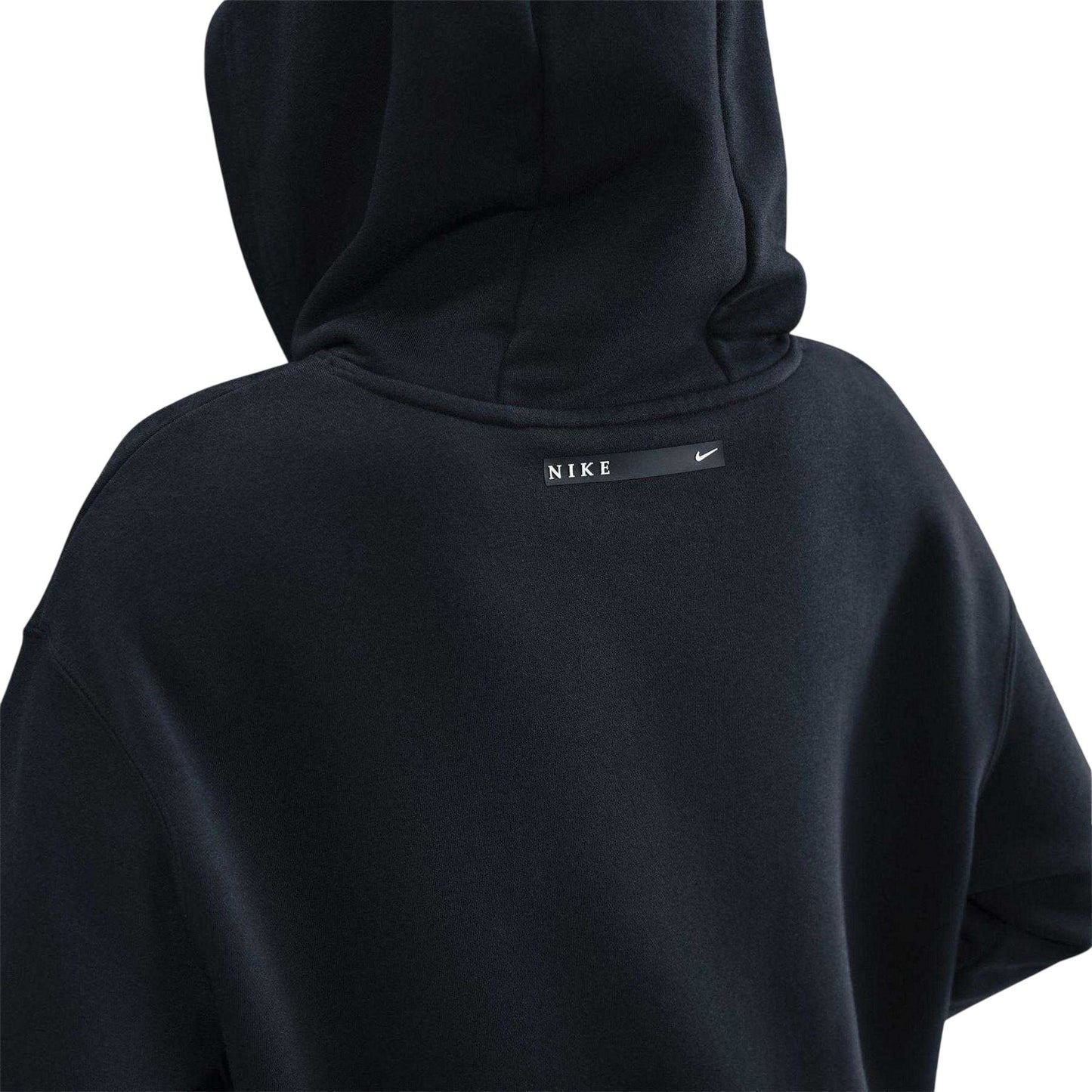 Black - Side - Nike Womens-Ladies Phoenix Fleece Hoodie