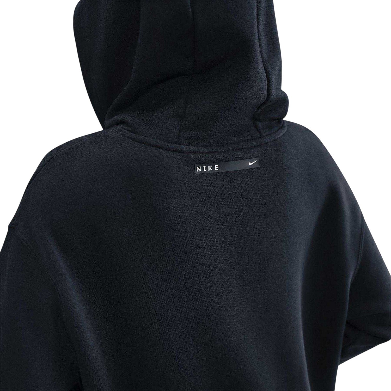 Black - Side - Nike Womens-Ladies Phoenix Fleece Hoodie