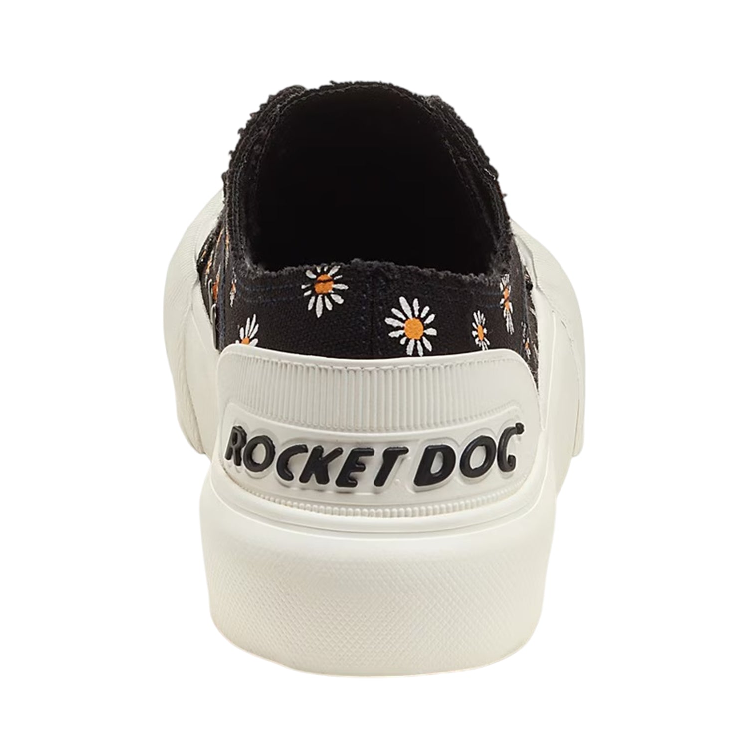 Black - Back - Rocket Dog Womens-Ladies Jazzin Monroe Daisy Canvas Trainers