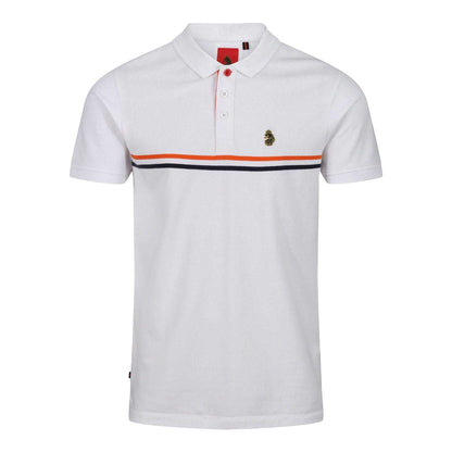 White - Front - Luke 1977 Mens Plantanos Polo Shirt