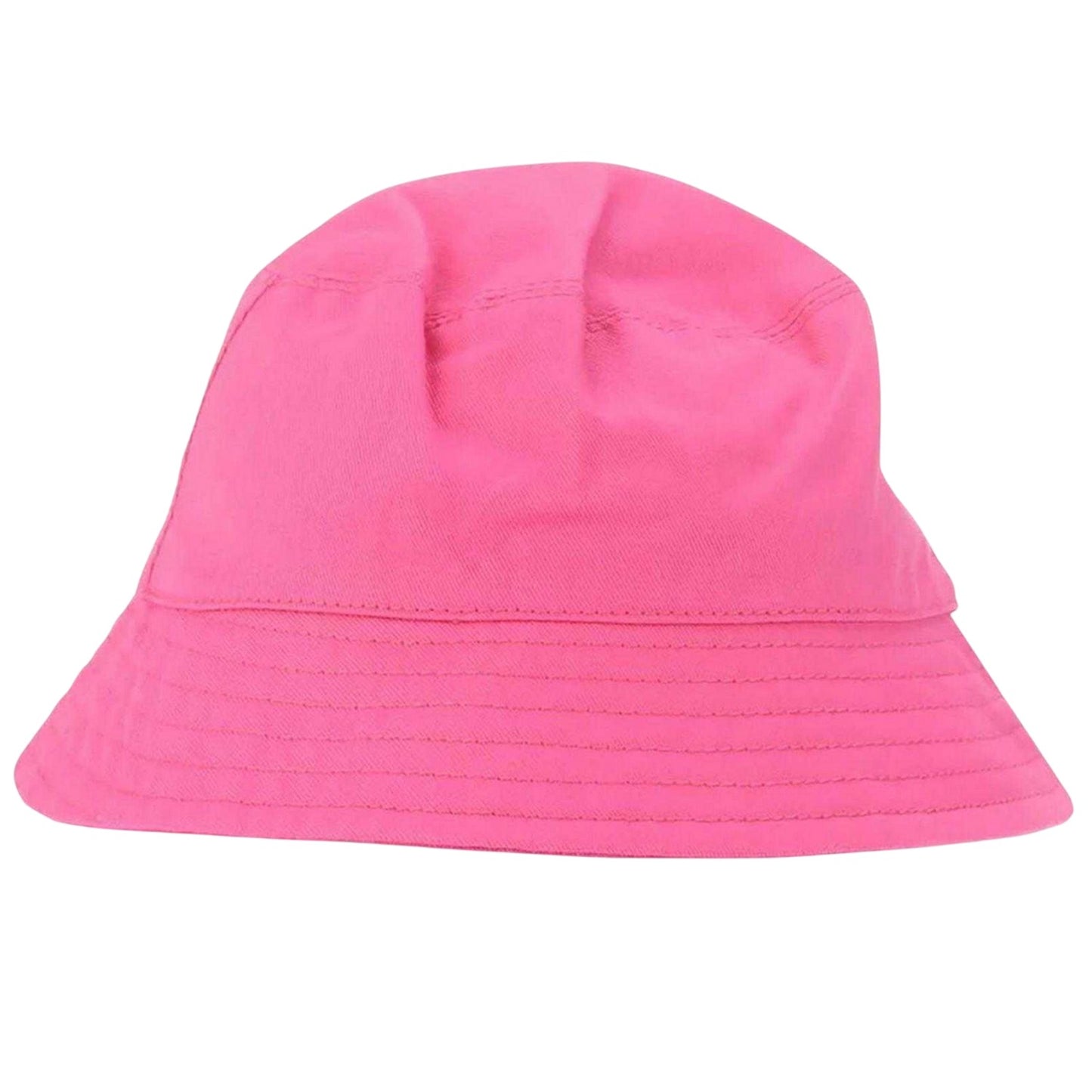 Pink - Back - Off White Canvas Bucket Hat