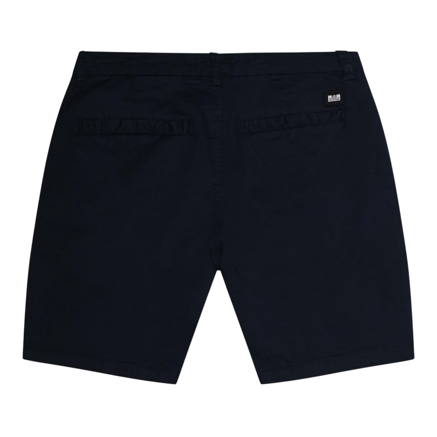 Navy - Back - Weekend Offender Mens Dillenger Twill Chino Shorts