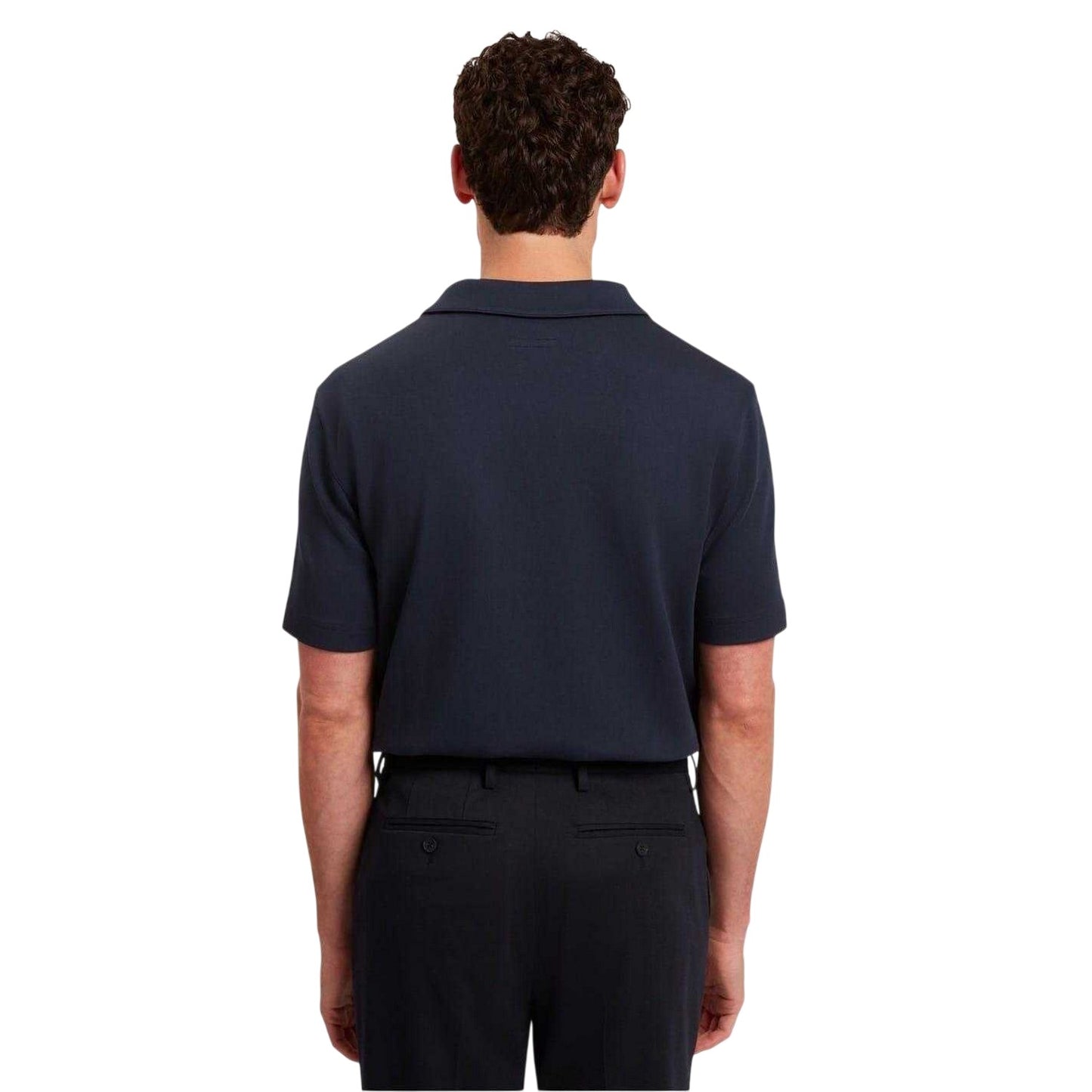 Navy - Back - Ted Baker Mens Danlibe Argyle Shirt