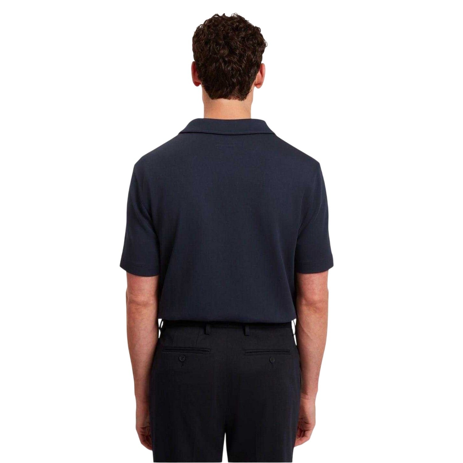 Navy - Back - Ted Baker Mens Danlibe Argyle Shirt