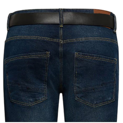 Dark Wash - Lifestyle - Crosshatch Mens Cadman Straight Leg Jeans
