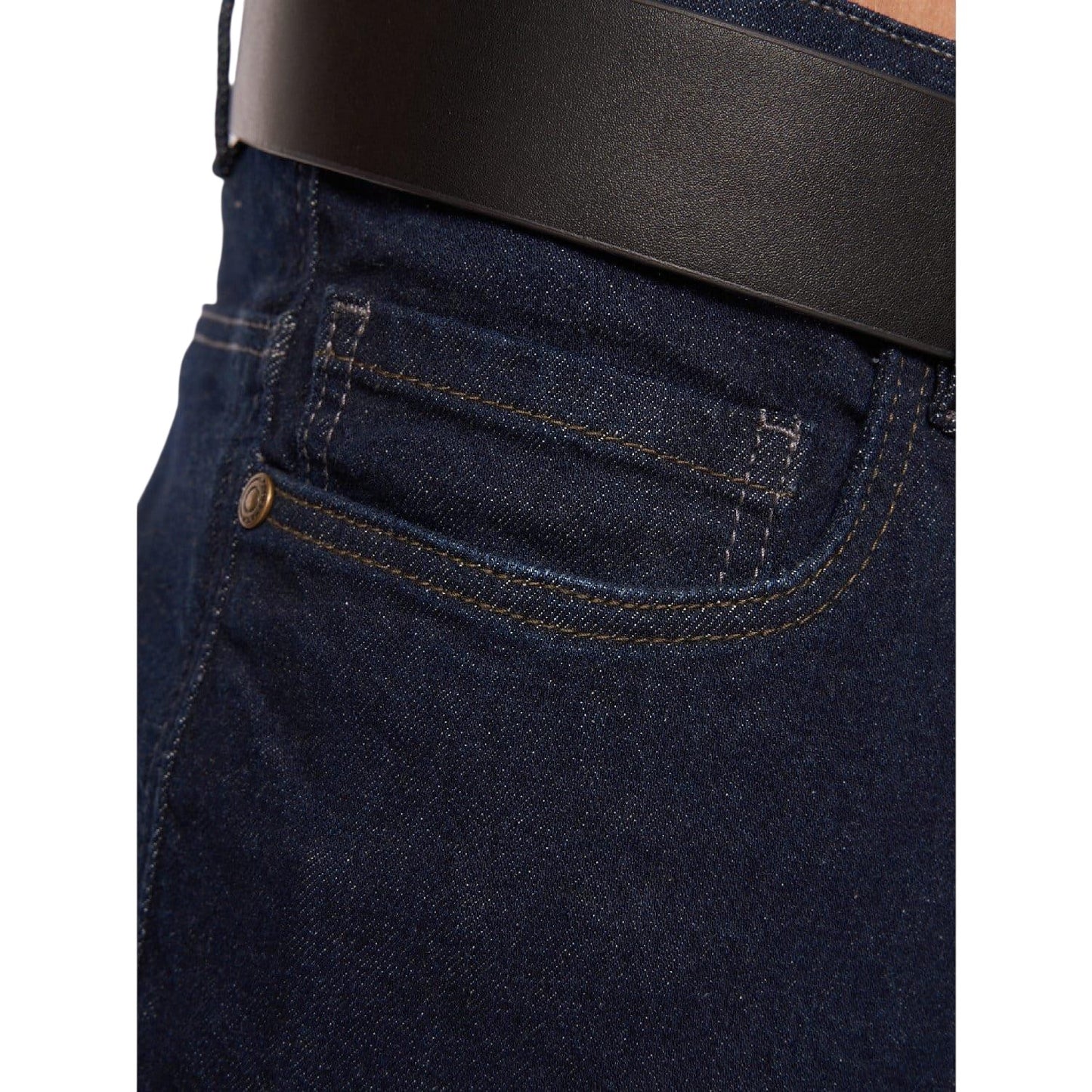Raw - Side - Crosshatch Mens Cadman Straight Leg Jeans