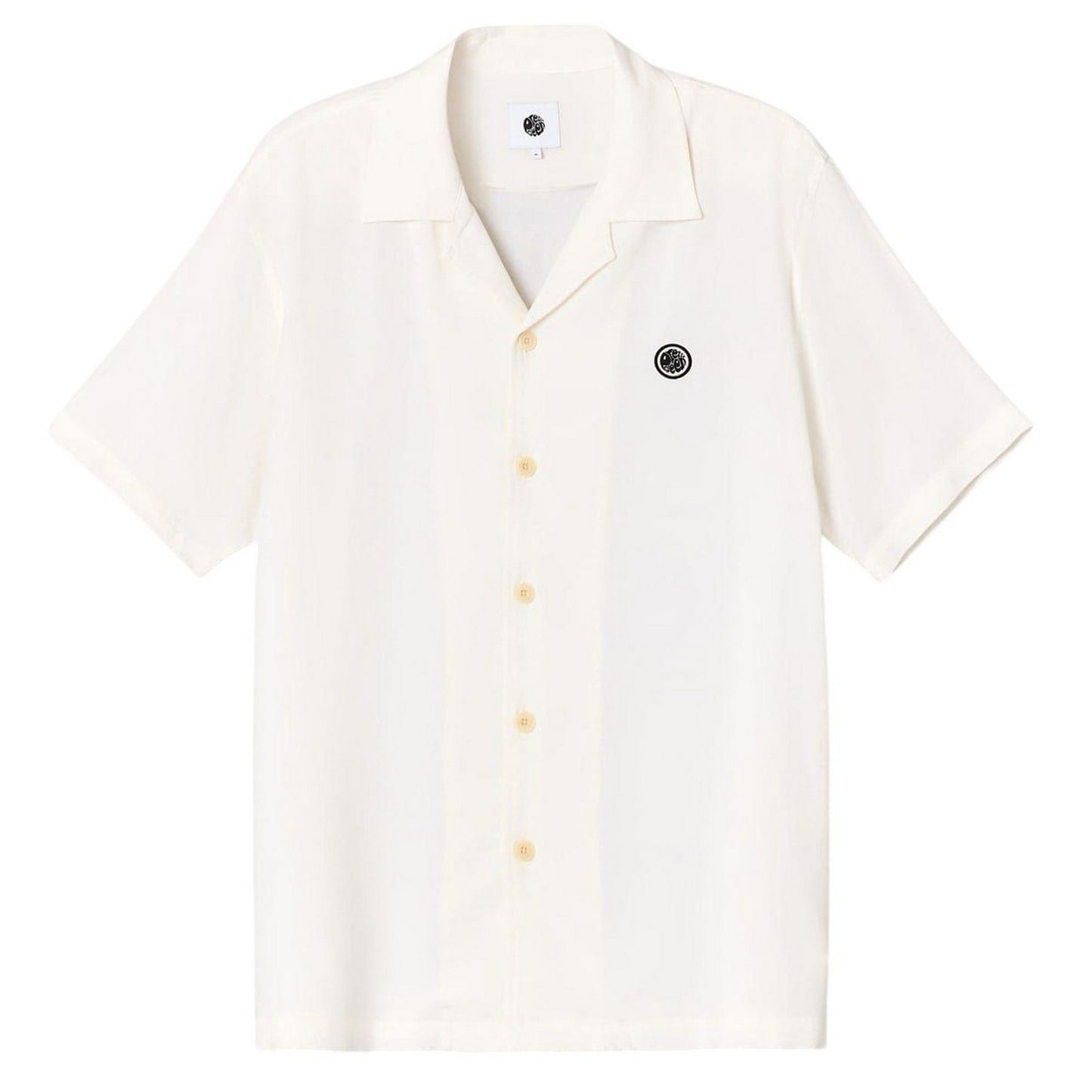 White - Front - Pretty Green Mens Regular Short-Sleeved Shirt
