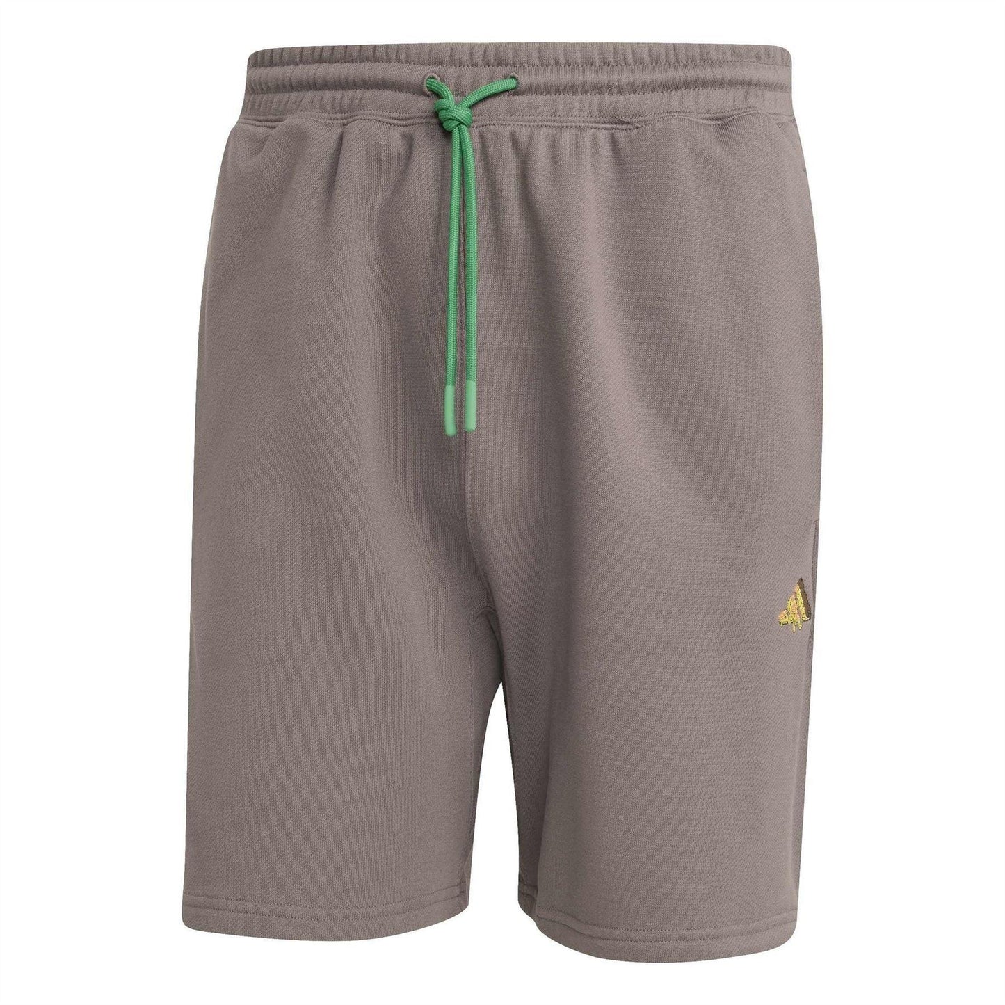 Charcoal - Front - Adidas Mens Fornite French Terry Logo Shorts