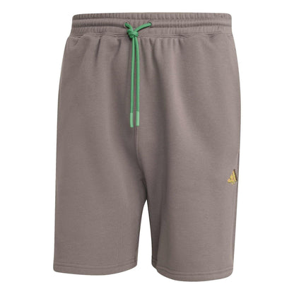 Charcoal - Front - Adidas Mens Fornite French Terry Logo Shorts