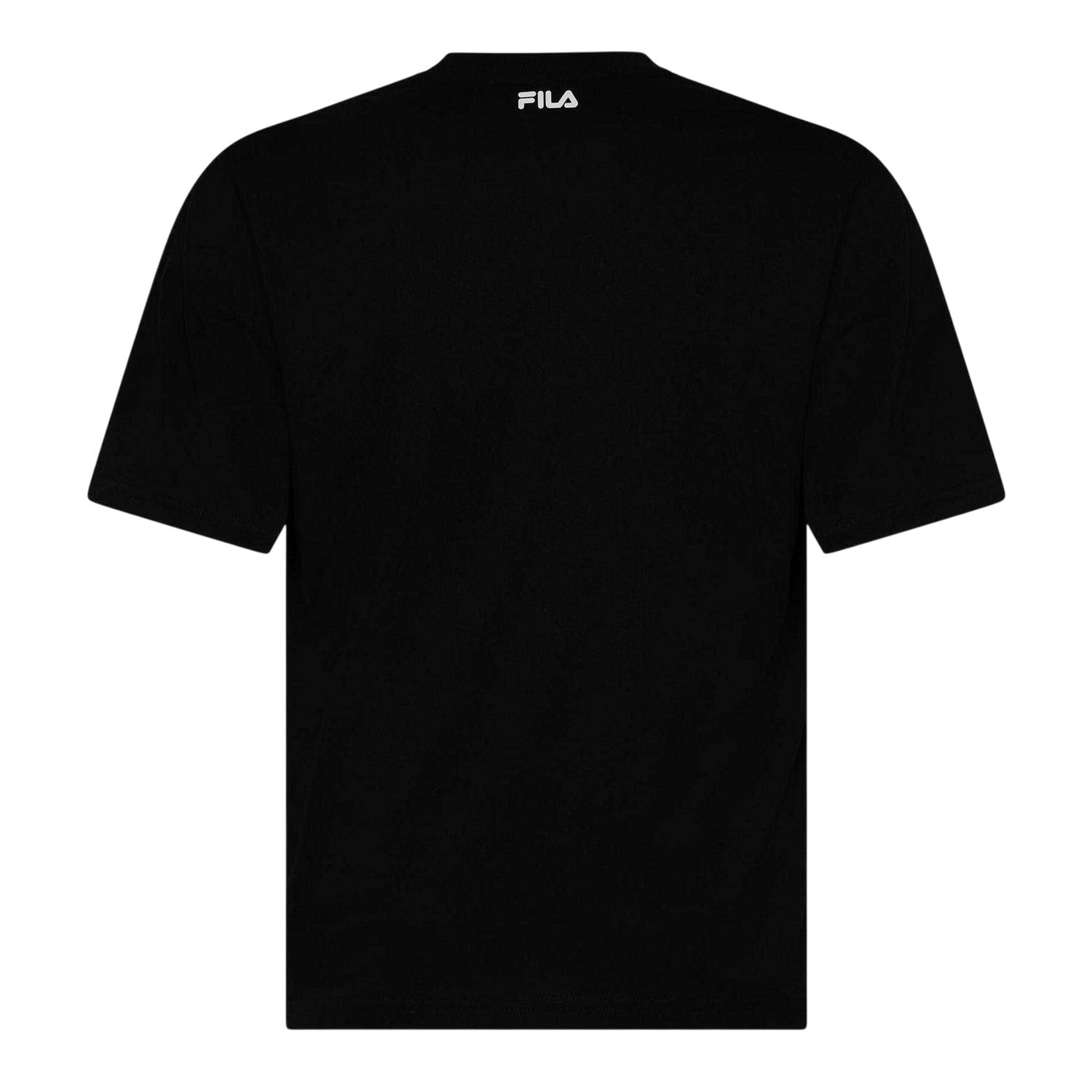 Black - Back - Fila Mens Harrison Logo Cotton T-Shirt