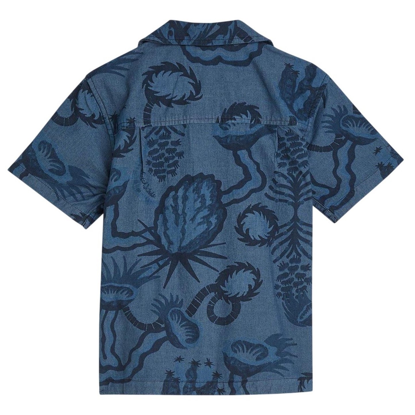 Chambray - Back - Scotch Boys Patterned Short-Sleeved Shirt