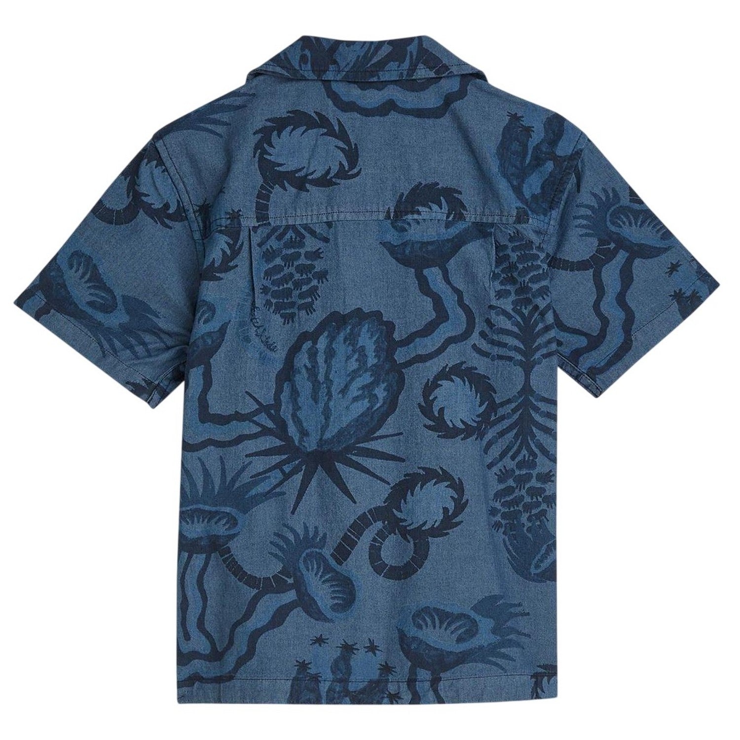 Chambray - Back - Scotch Boys Patterned Short-Sleeved Shirt