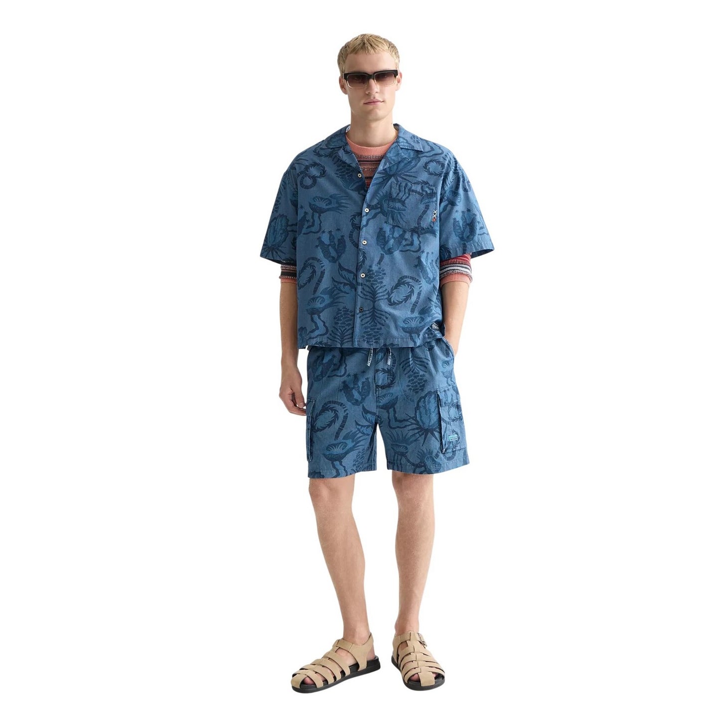 Chambray - Pack Shot - Scotch Boys Patterned Short-Sleeved Shirt