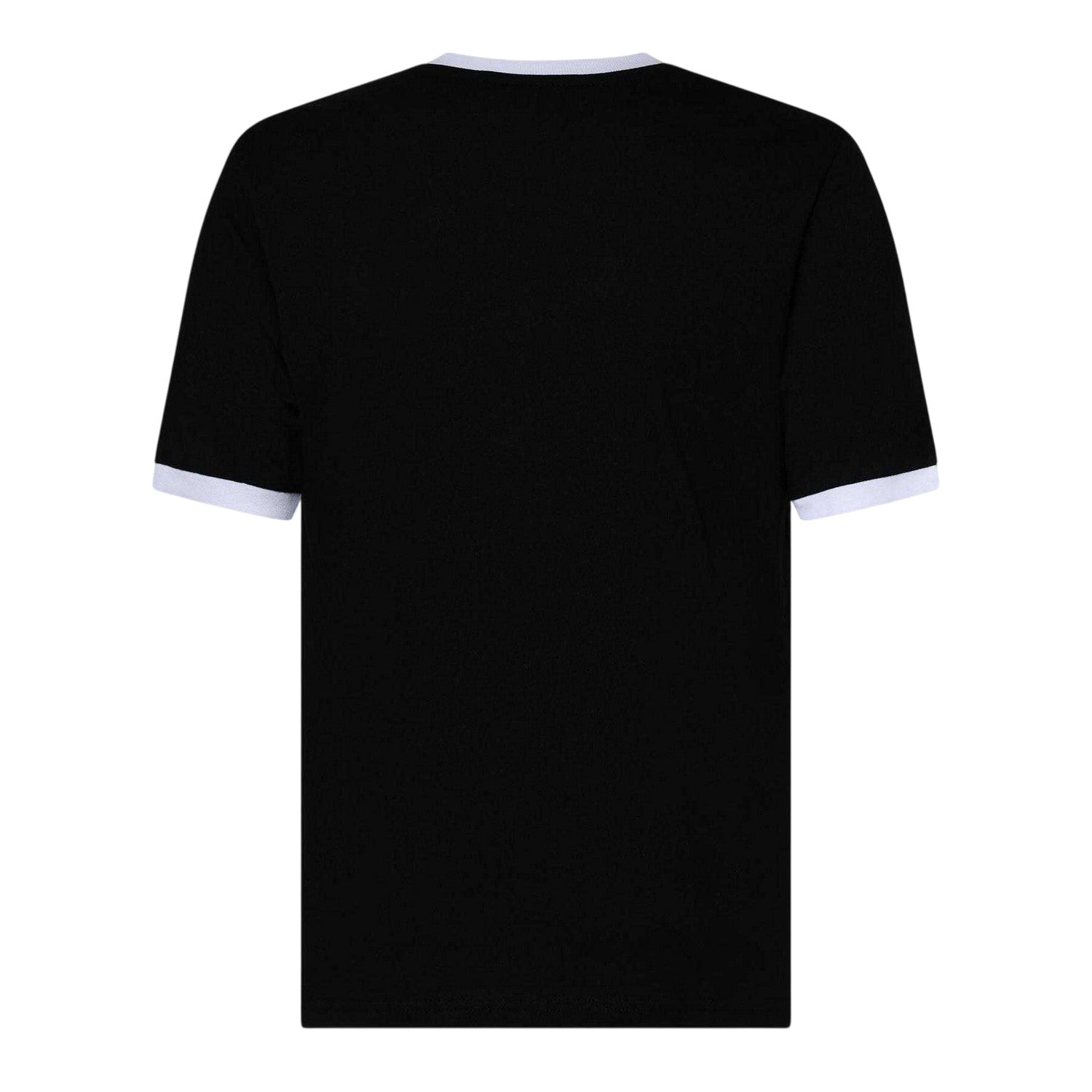 Black-White - Back - Fila Mens Aster Logo Cotton T-Shirt