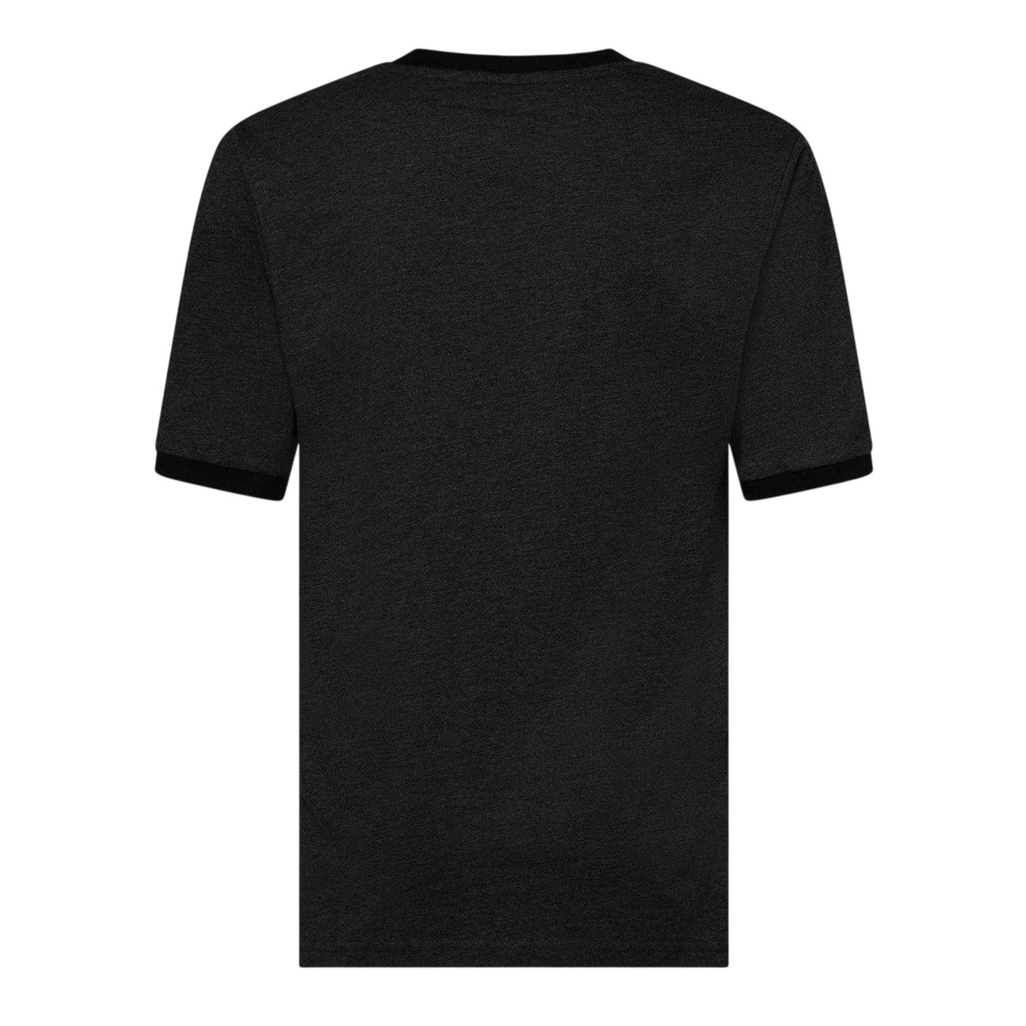 Charcoal Marl - Back - Fila Mens Aster Logo Cotton T-Shirt