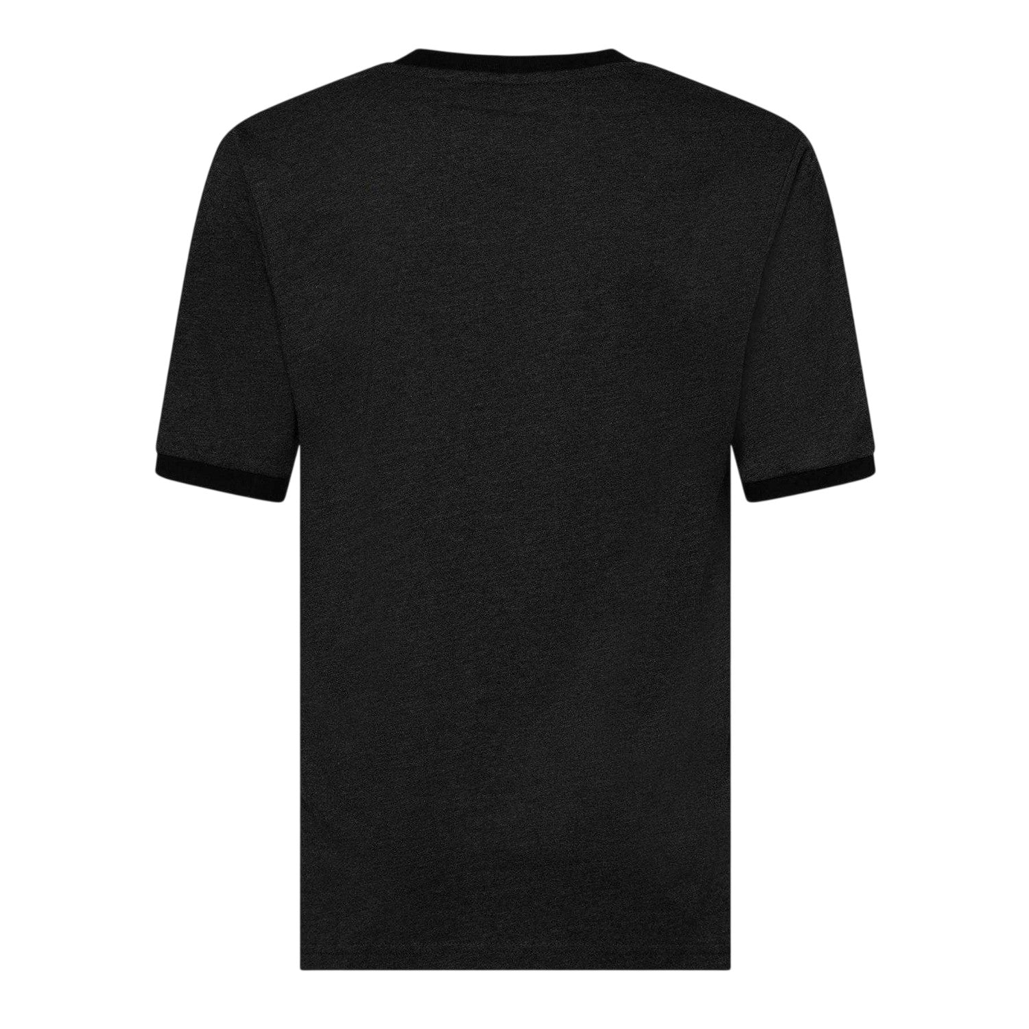 Charcoal Marl - Back - Fila Mens Aster Logo Cotton T-Shirt
