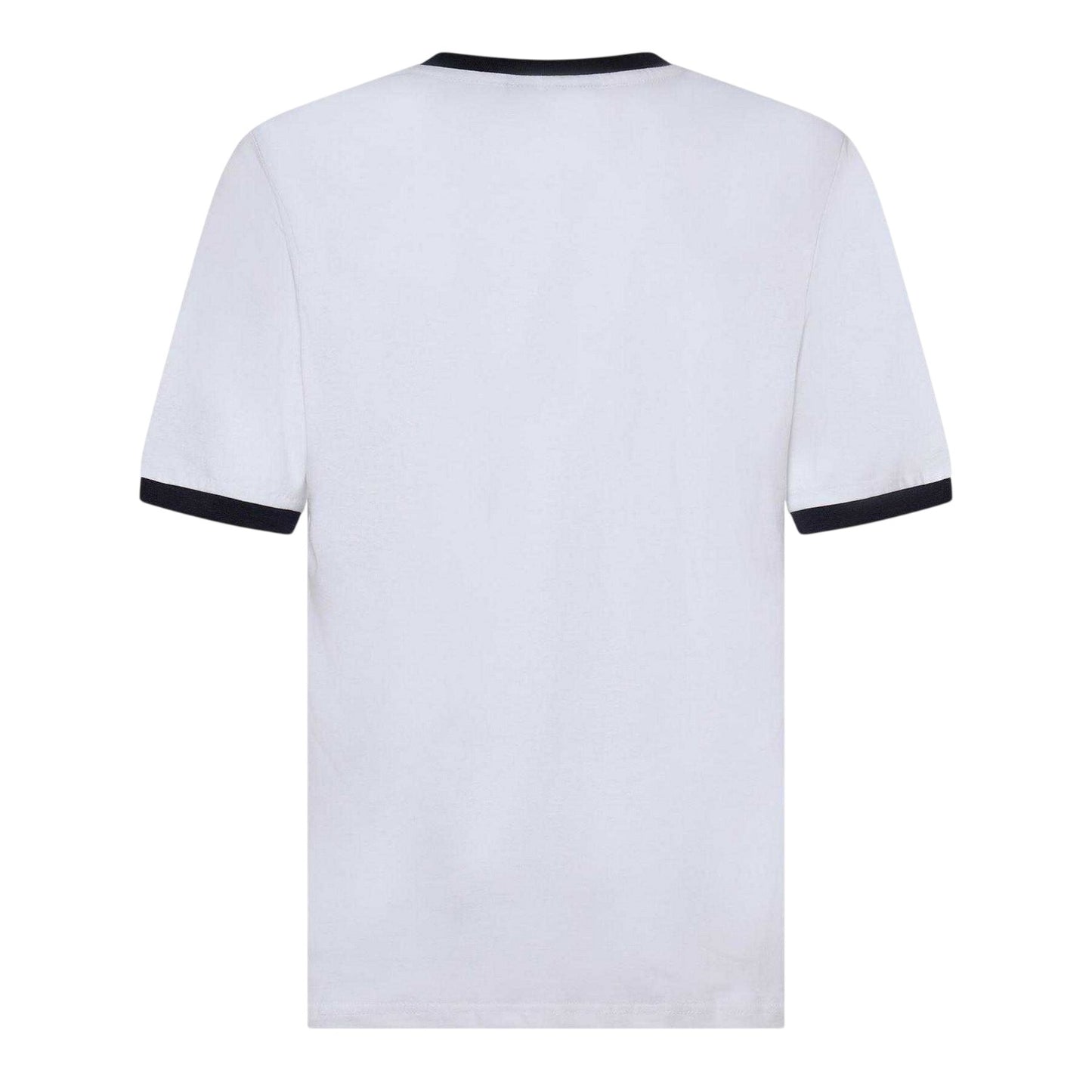 White-Navy - Back - Fila Mens Aster Logo Cotton T-Shirt