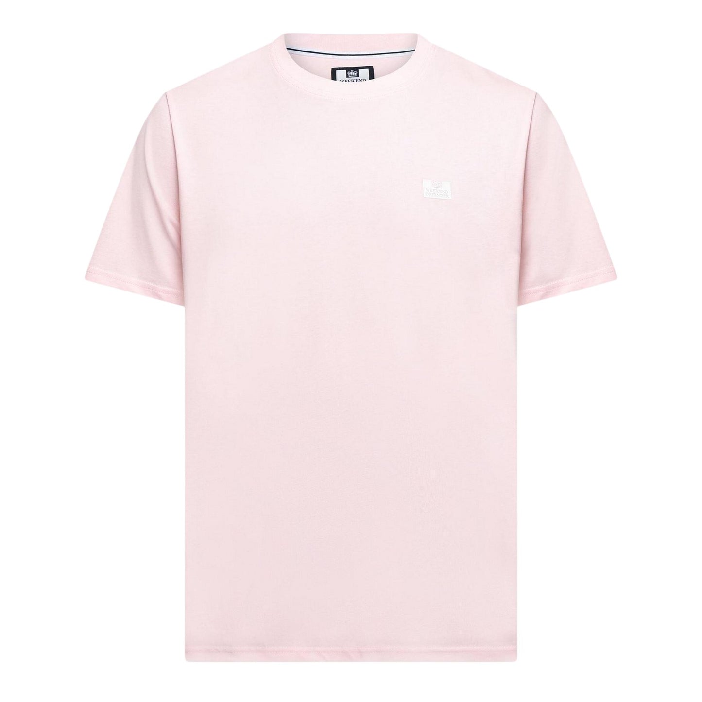 Pale Blush - Front - Weekend Offender Mens Bridgetown Logo T-Shirt