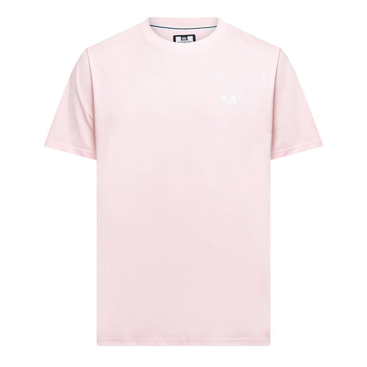 Pale Blush - Front - Weekend Offender Mens Bridgetown Logo T-Shirt