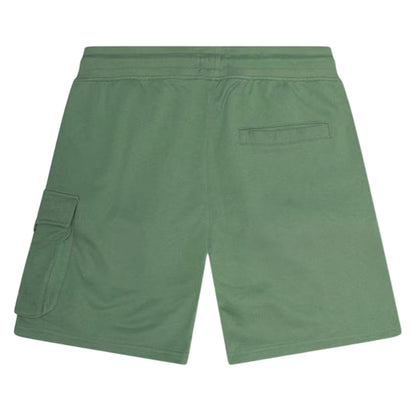Mid Green - Back - Weekend Offender Mens New Carillo Cotton Shorts