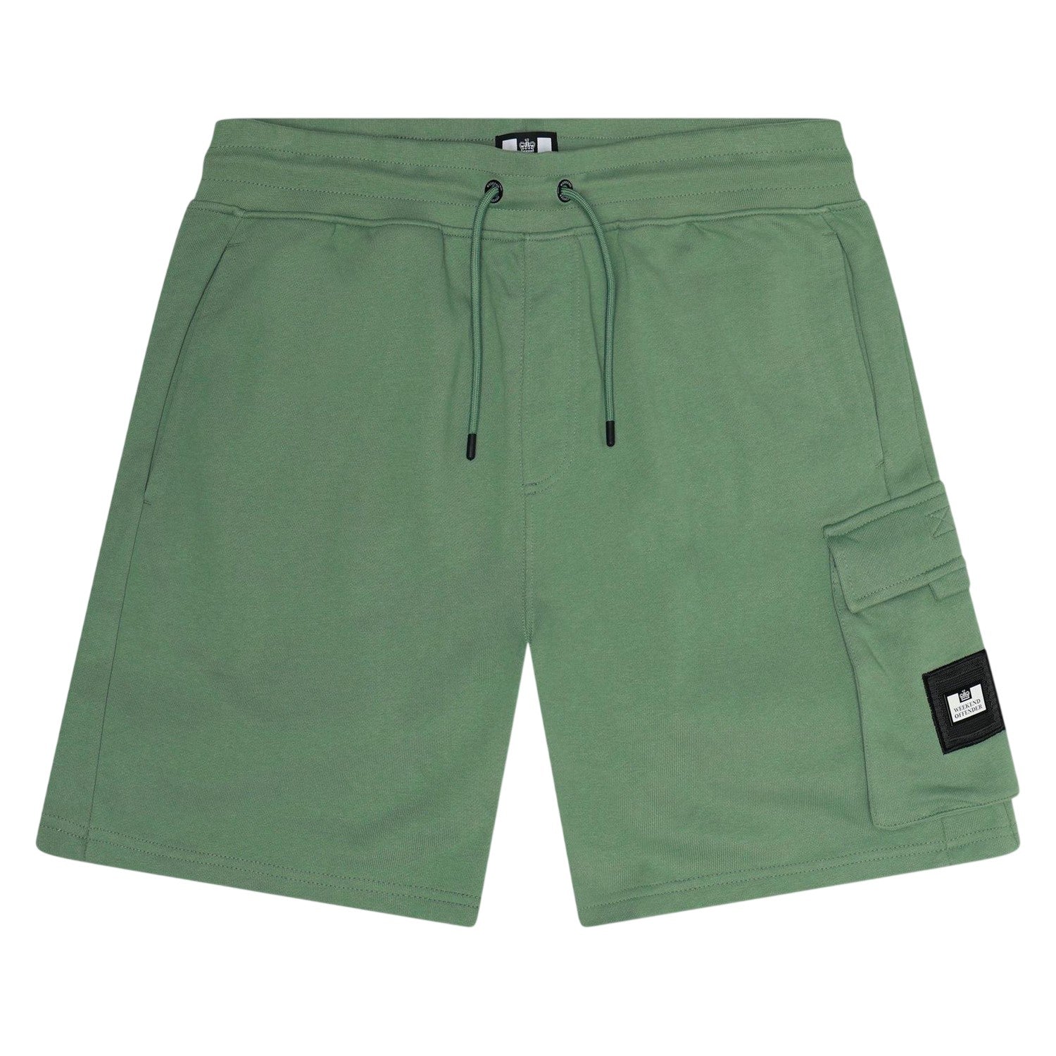 Mid Green - Front - Weekend Offender Mens New Carillo Cotton Shorts