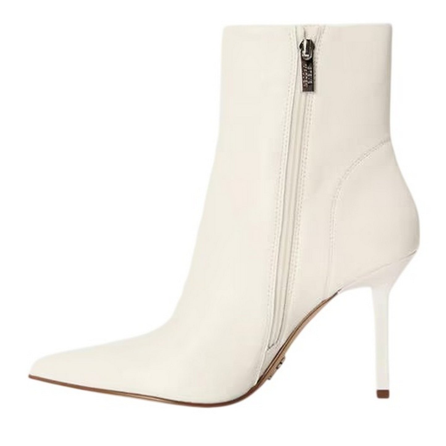 Coconut Milk - Back - Steve Madden Womens-Ladies Lyanna Leather Ankle Boots