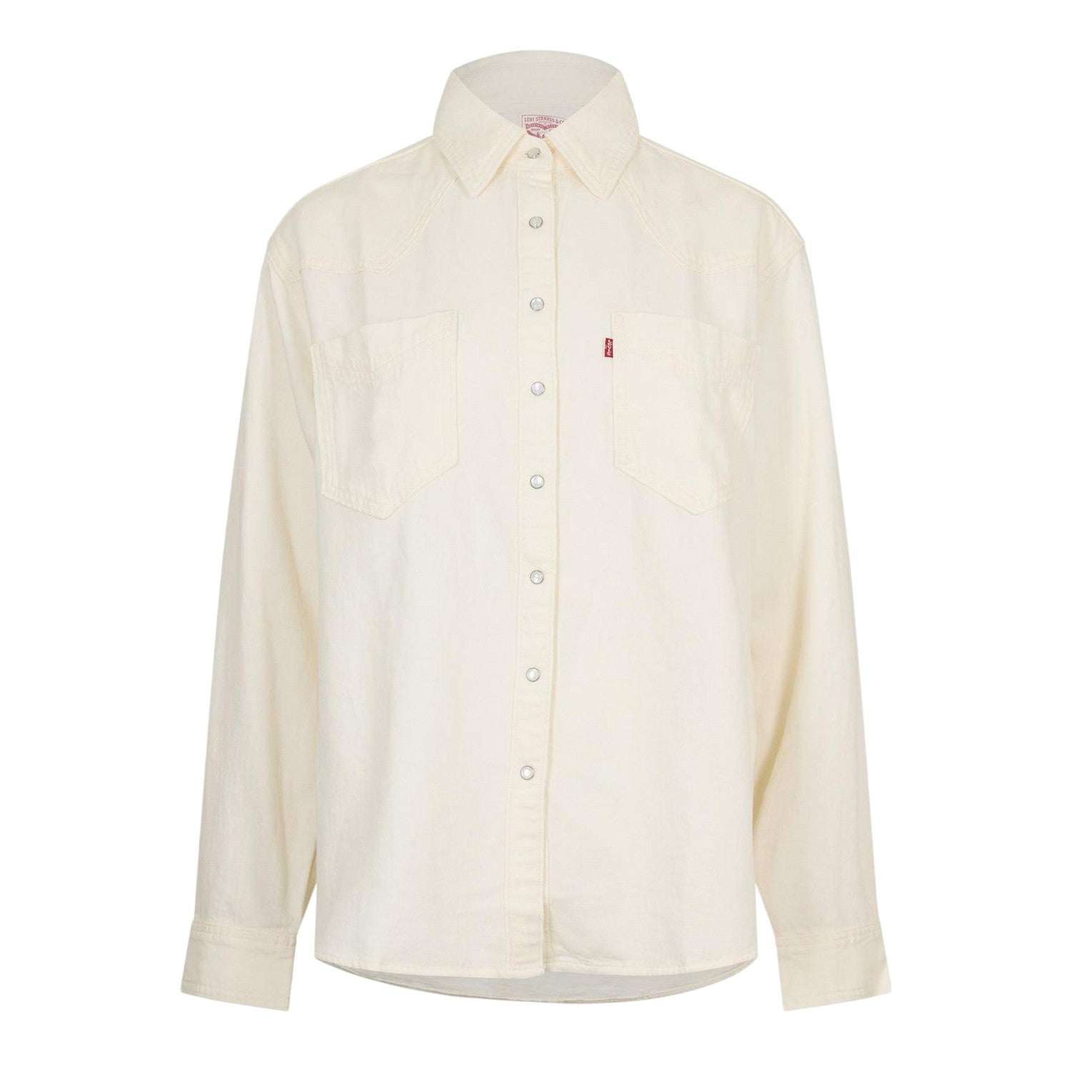Ecru - Front - Levis Womens-Ladies Overshirt