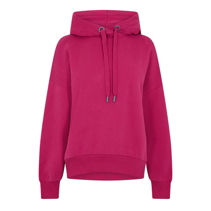 Pink - Front - Head Womens-Ladies Motion Plain Hoodie