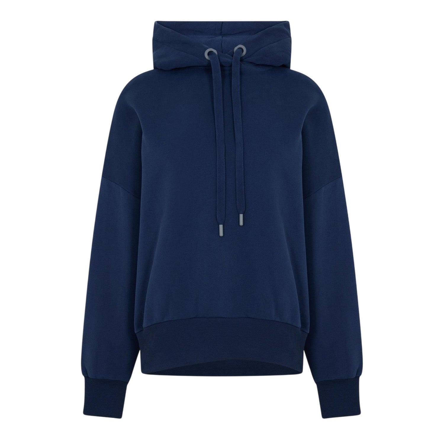 Blue - Front - Head Womens-Ladies Motion Plain Hoodie