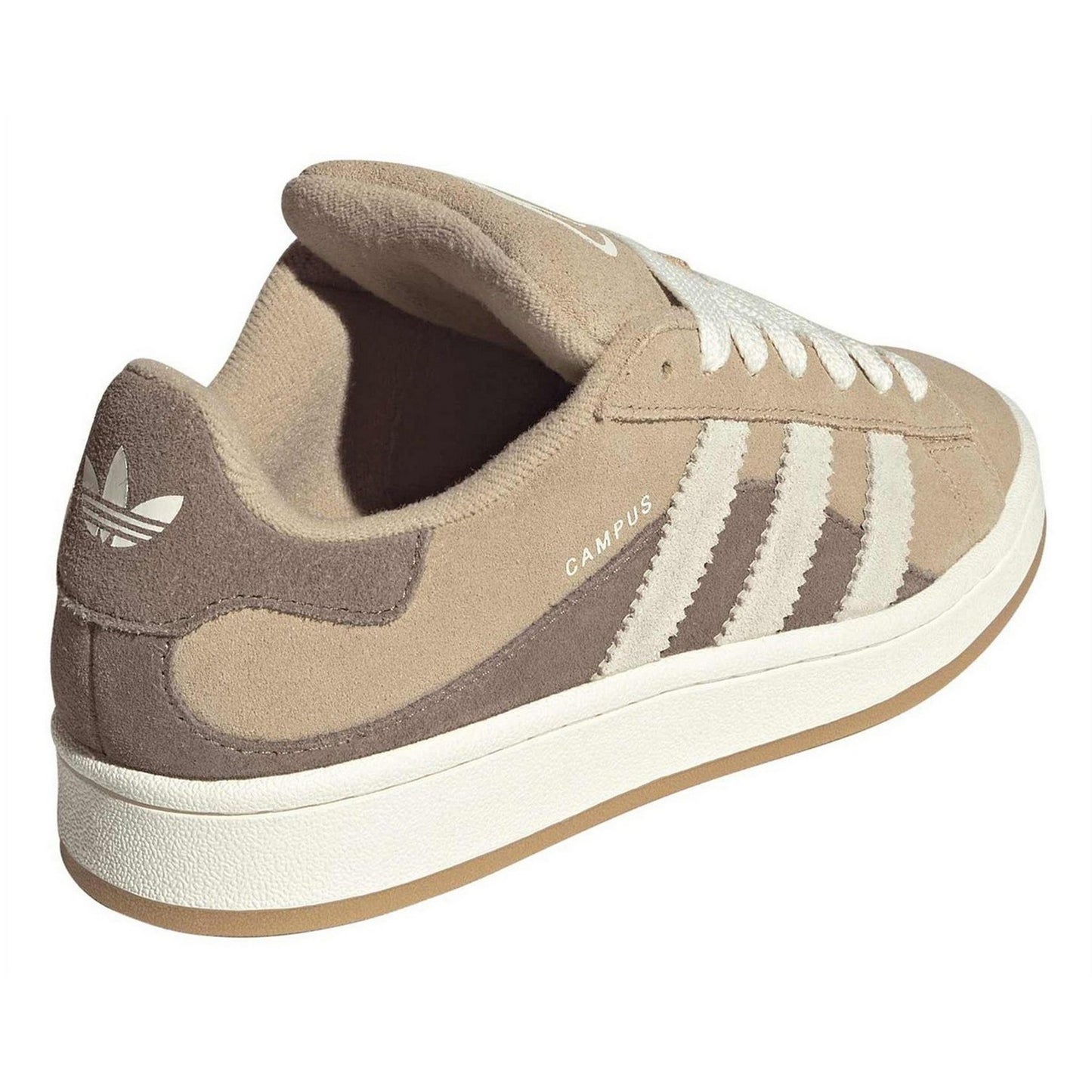 Beige - Back - Adidas Womens-Ladies Campus 00s Leather Trainers