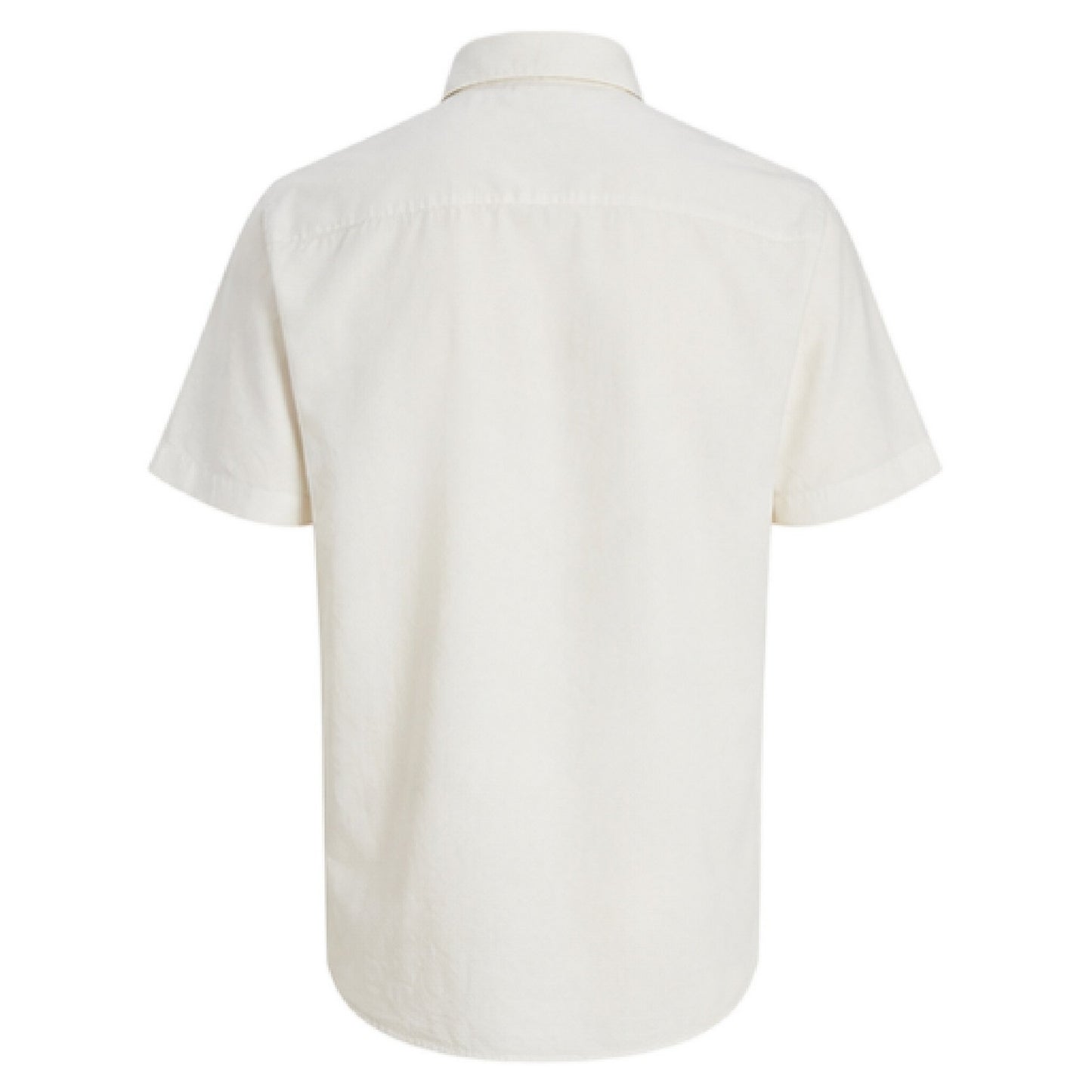 White - Back - Jack And Jones Mens Plain Shirt