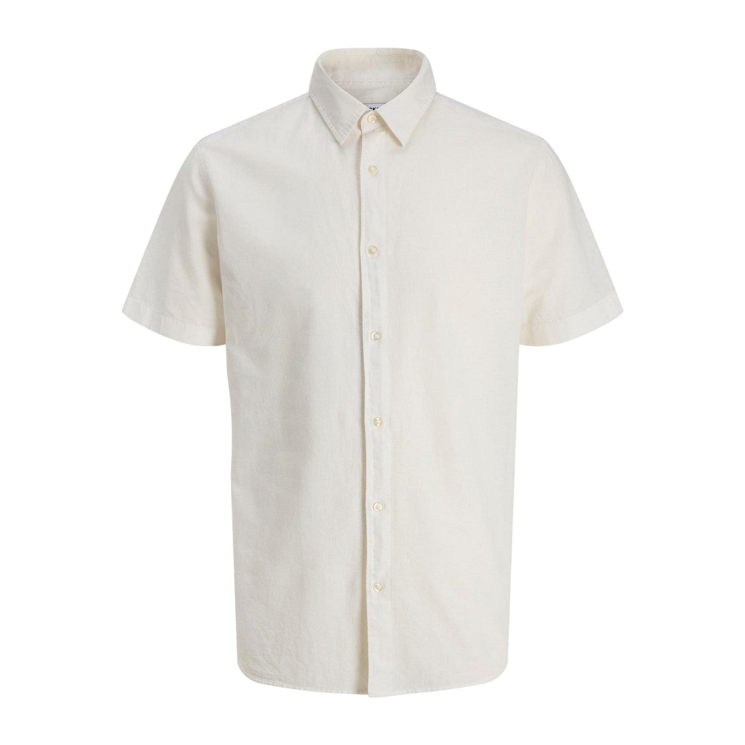 White - Front - Jack And Jones Mens Plain Shirt
