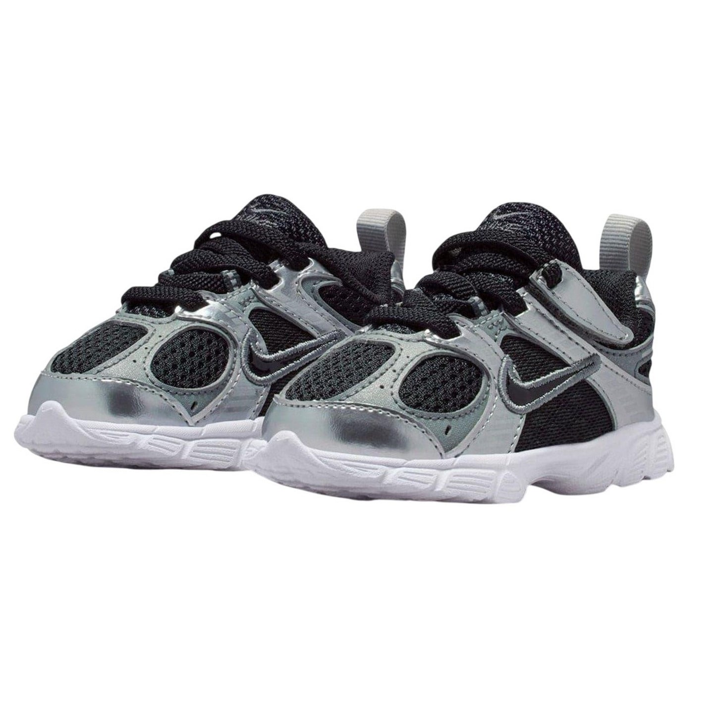 Black-Grey - Lifestyle - Nike Childrens-Kids V5 Logo Running Shoes